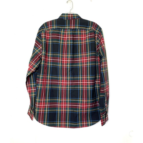 J.Crew Plaid Cotton Shirt Size M Men Classic Button Down Multicolor Long Sleeve - Picture 2 of 13